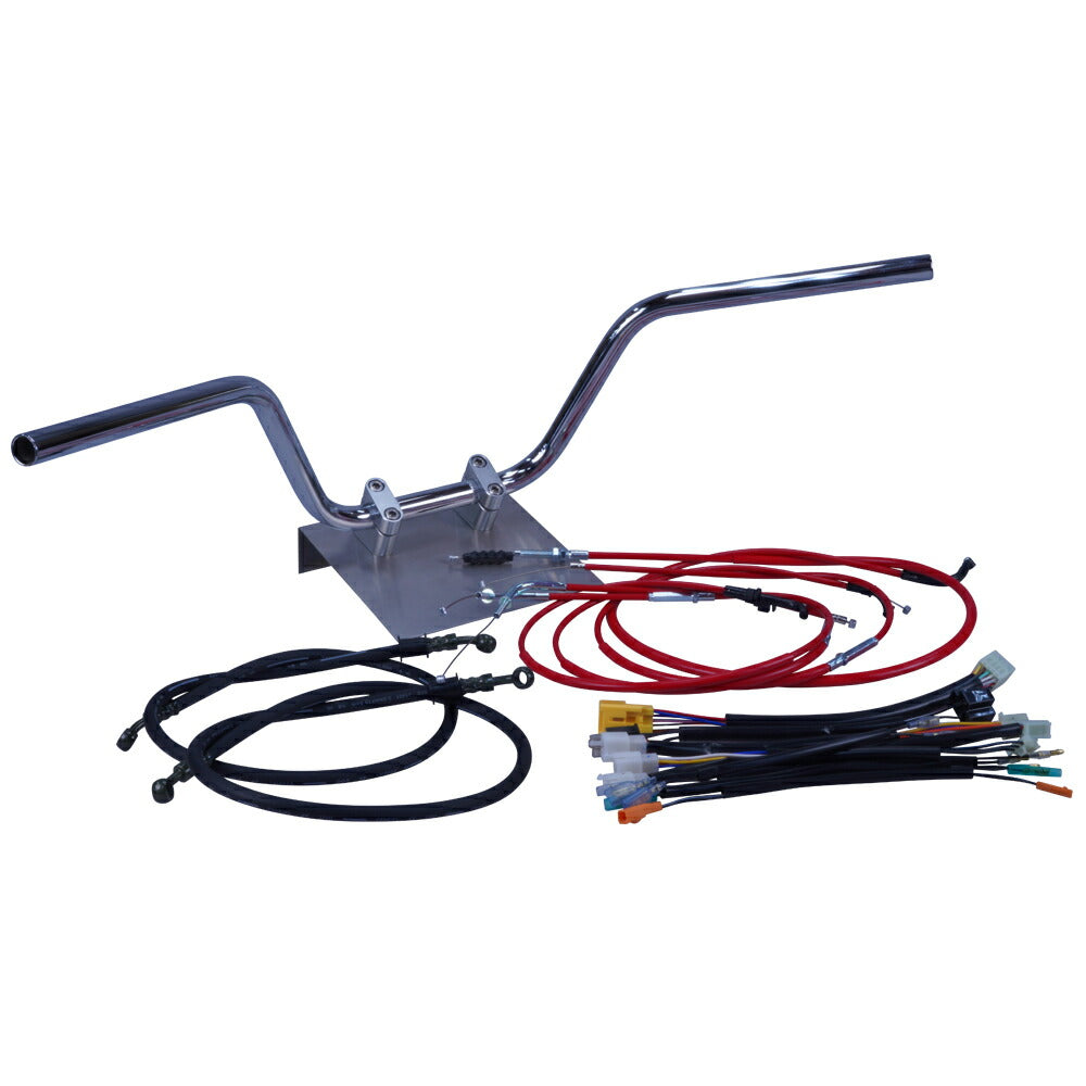 ゼファー400 91-95年 ZR400C クルージング ハンドル セット カラー ワイヤー