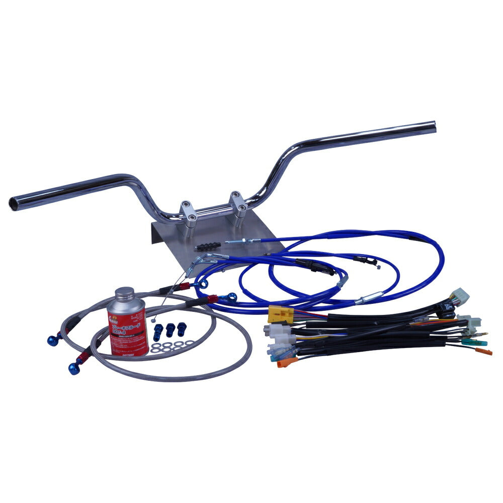 CBR400F 全年式 NC17 クルージング ハンドル セット カラー ワイヤー