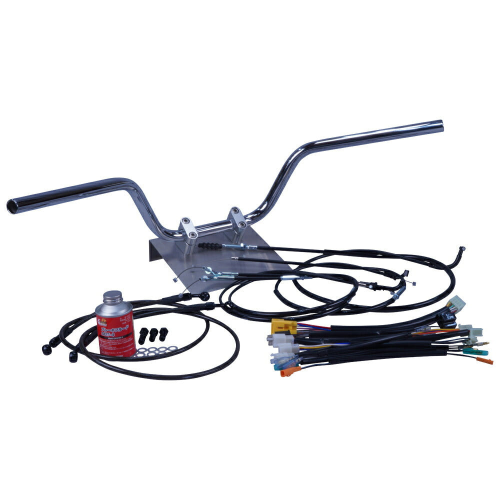 グラストラッカー 00-03年 NJ47A クルージング ハンドル セット ブラック ワイヤー