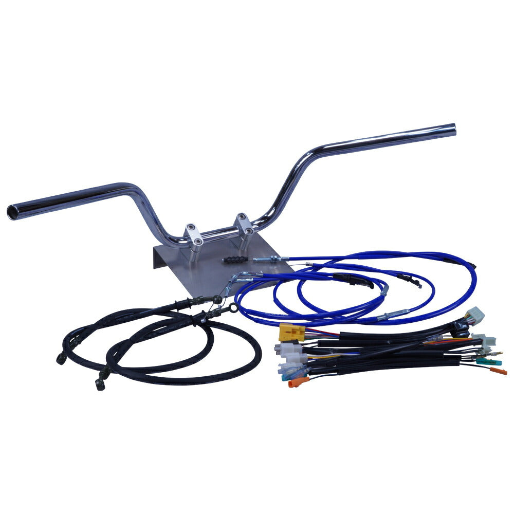 XJR400R 01-07年 RH02J クルージング ハンドル セット カラー ワイヤー