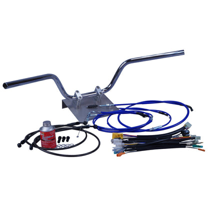 ZRX400/2 04-06年 ZR400E クルージング ハンドル セット カラー ワイヤー