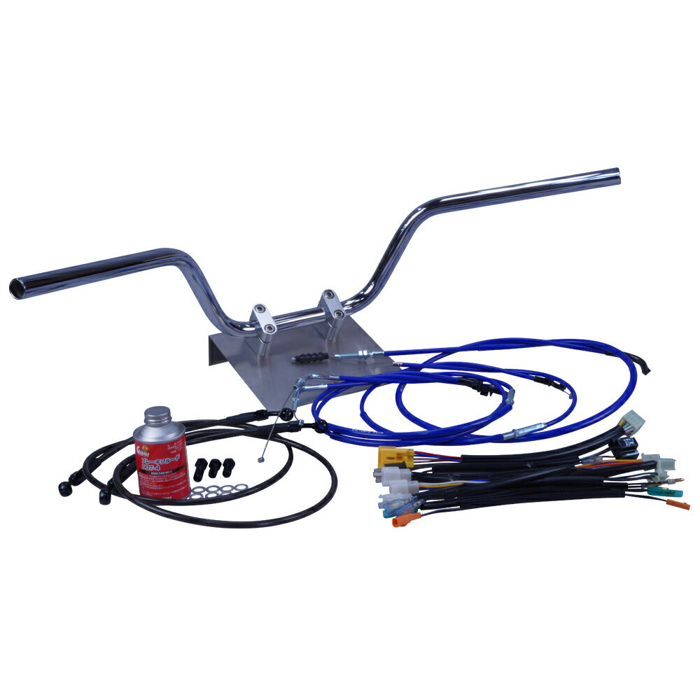 SR400 01-02年 RH01J クルージング ハンドル セット カラー ワイヤー