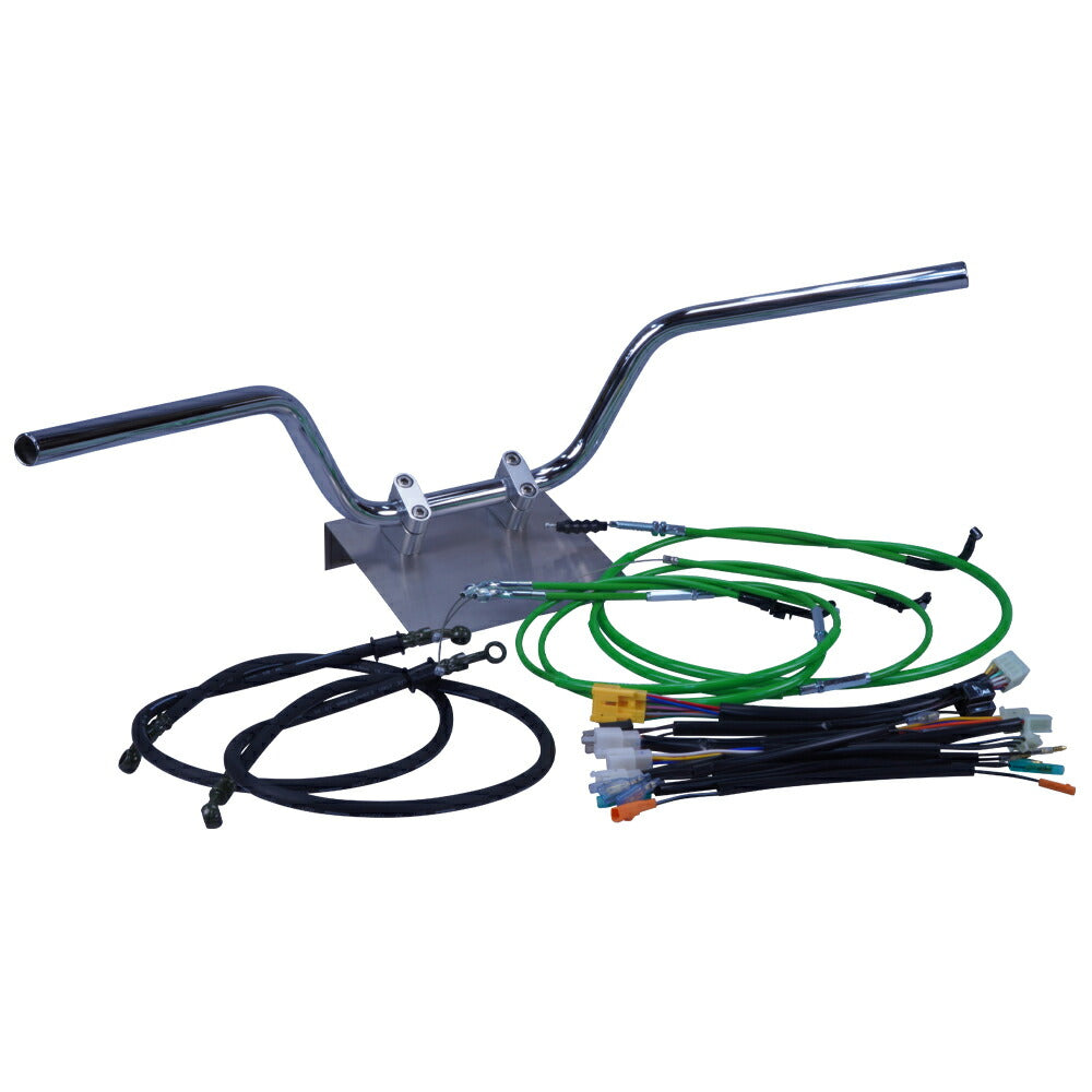 ZRX400/2 94-03年 ZR400E クルージング ハンドル セット カラー ワイヤー