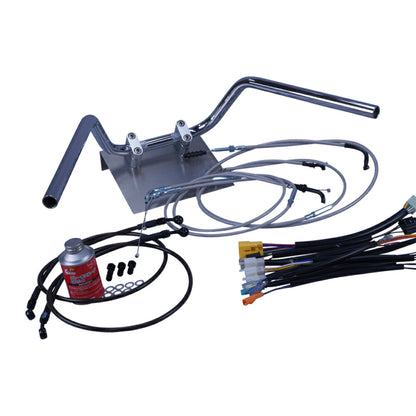 XR50/100 Motard 05-07 AD14HD13 Mini Oni Up Handlebar Set Mesh Wire