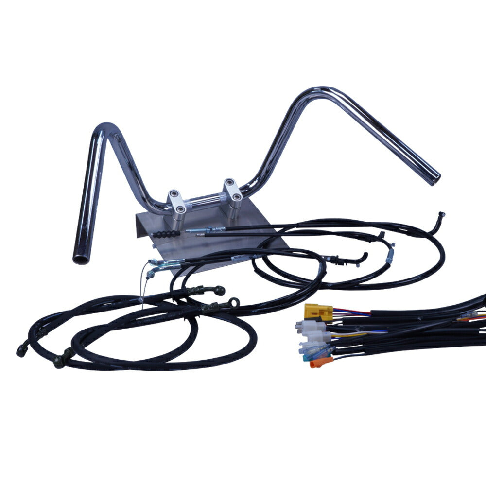 GS50 全年式 NA41A ミニしぼりアップハンドル セット ブラック ワイヤー