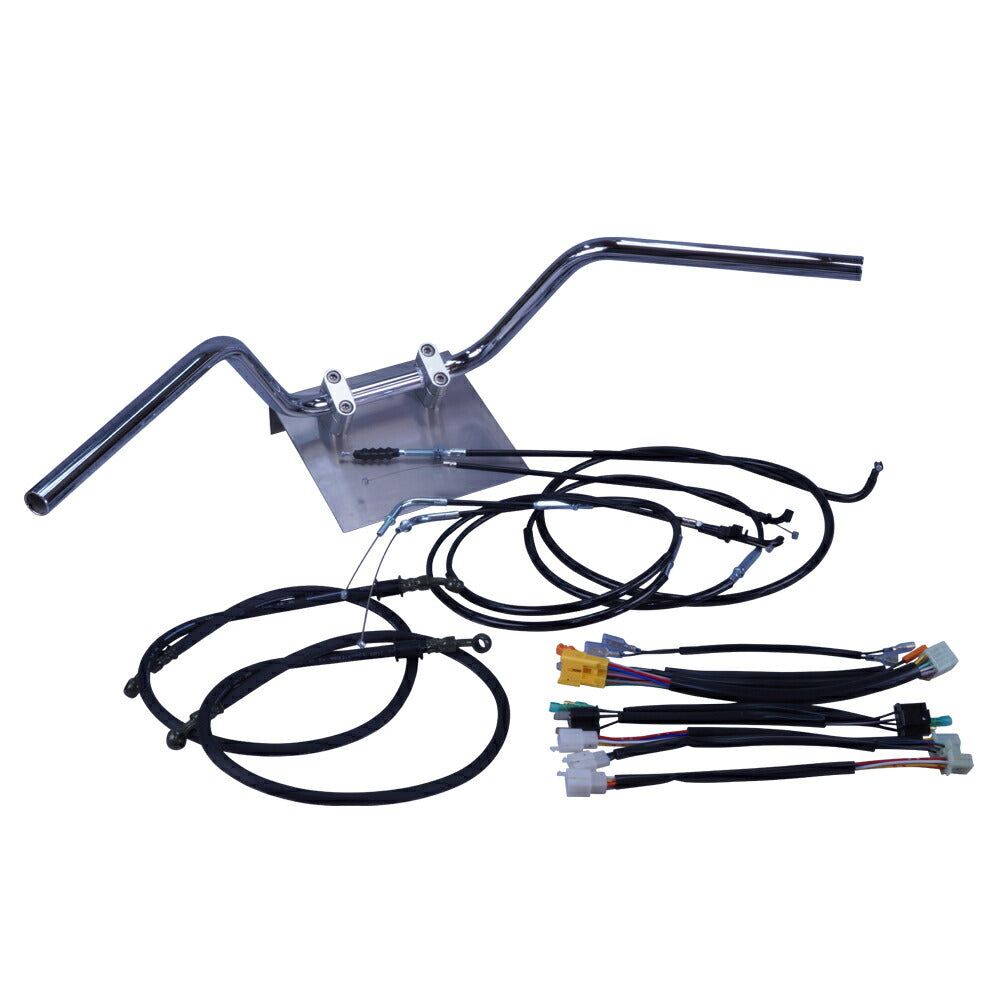 マグナ50 全年式 AC13 鬼ハンドル セット ブラック ワイヤー