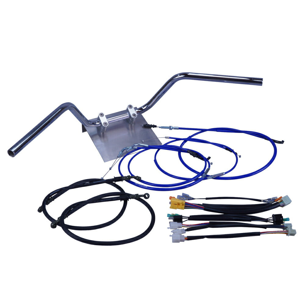 XV250 Virago 88-92 3DM "Oni Handle" set, color wires