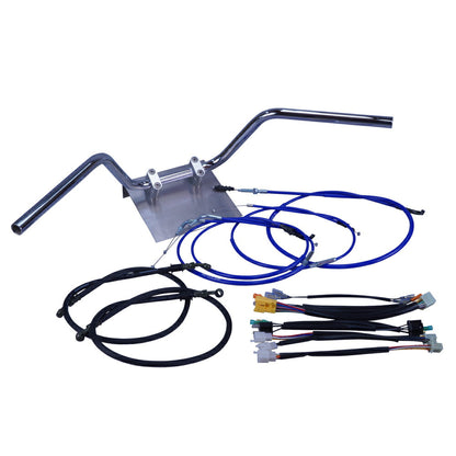 ST250 03-07年 NJ4AA 鬼ハンドル セット カラー ワイヤー