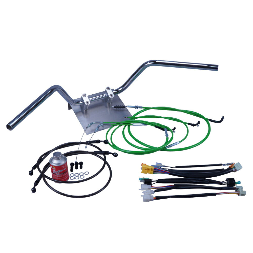 CB400SF 06-07年 NC39 鬼ハンドル セット カラー ワイヤー