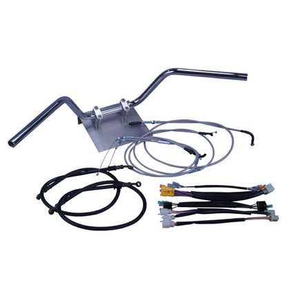 GB250 クラブマン 90年- MC10 鬼ハンドル セット メッシュ ワイヤー