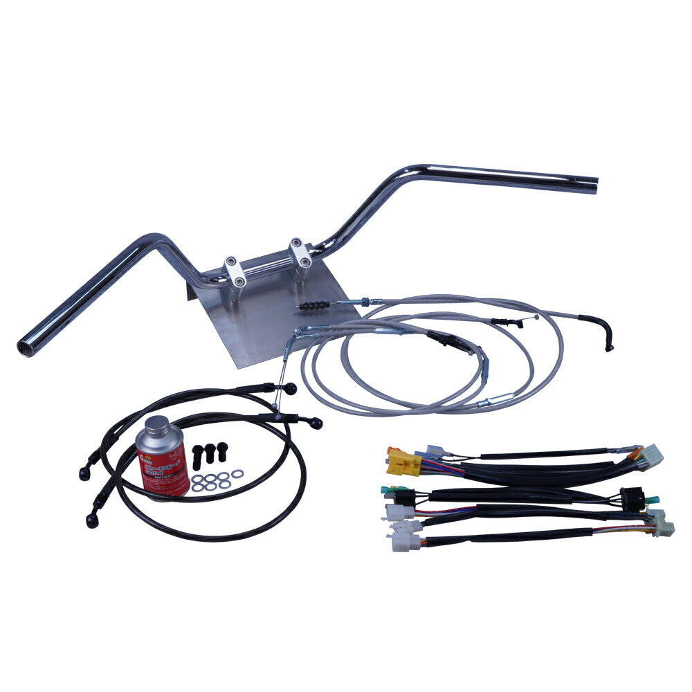 バリオス2型 全年式 ZR250B 鬼ハンドル セット メッシュ ワイヤー