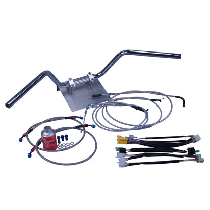 ST250 03-07年 NJ4AA 鬼ハンドル セット メッシュ ワイヤー