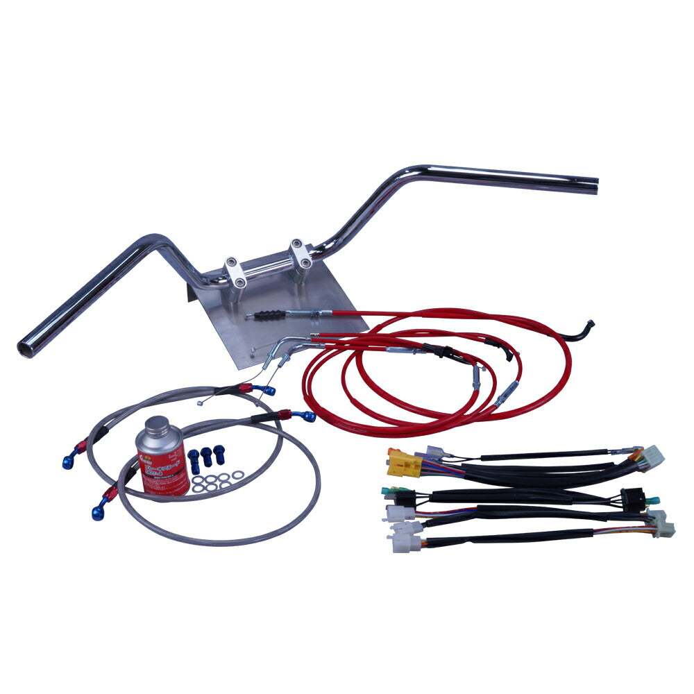 RZ250 85年 1AR 鬼ハンドル セット カラー ワイヤー