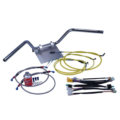 SR400 03-08年 RH01J 鬼ハンドル セット カラー ワイヤー