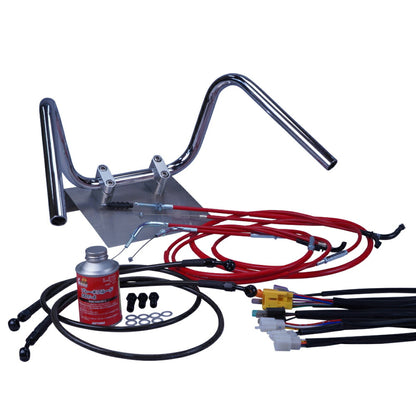 RZ250R 83-84年 29L しぼりアップハンドル セット カラー ワイヤー