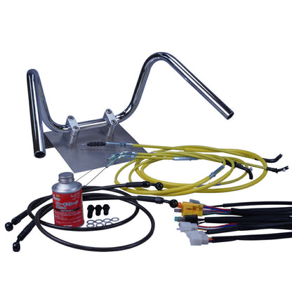 マグナ50 全年式 AC13 しぼりアップハンドル セット カラー ワイヤー