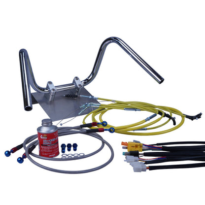 GSX400E 刀 (ザリ、ゴキ) GK51 しぼりアップハンドル セット カラー ワイヤー