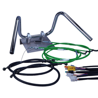 マグナ50 全年式 AC13 しぼりアップハンドル セット カラー ワイヤー