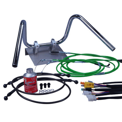 CB750F 79-82年 RC04 しぼりアップハンドル セット カラー ワイヤー