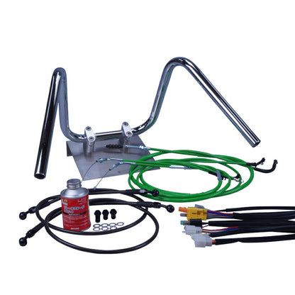 CB400SF Ver.S 96-98年 NC31 しぼりアップハンドル セット カラー ワイヤー