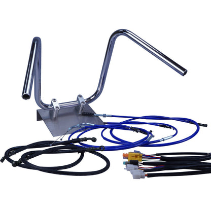 CB400SF 06-07年 NC39 しぼりアップハンドル セット カラー ワイヤー