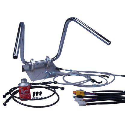 Z250FT A1/A2 79-80 KZ250A Pulled-back Handlebar Set Mesh Wires