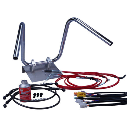 CB400SF 06-07年 NC39 しぼりアップハンドル セット カラー ワイヤー