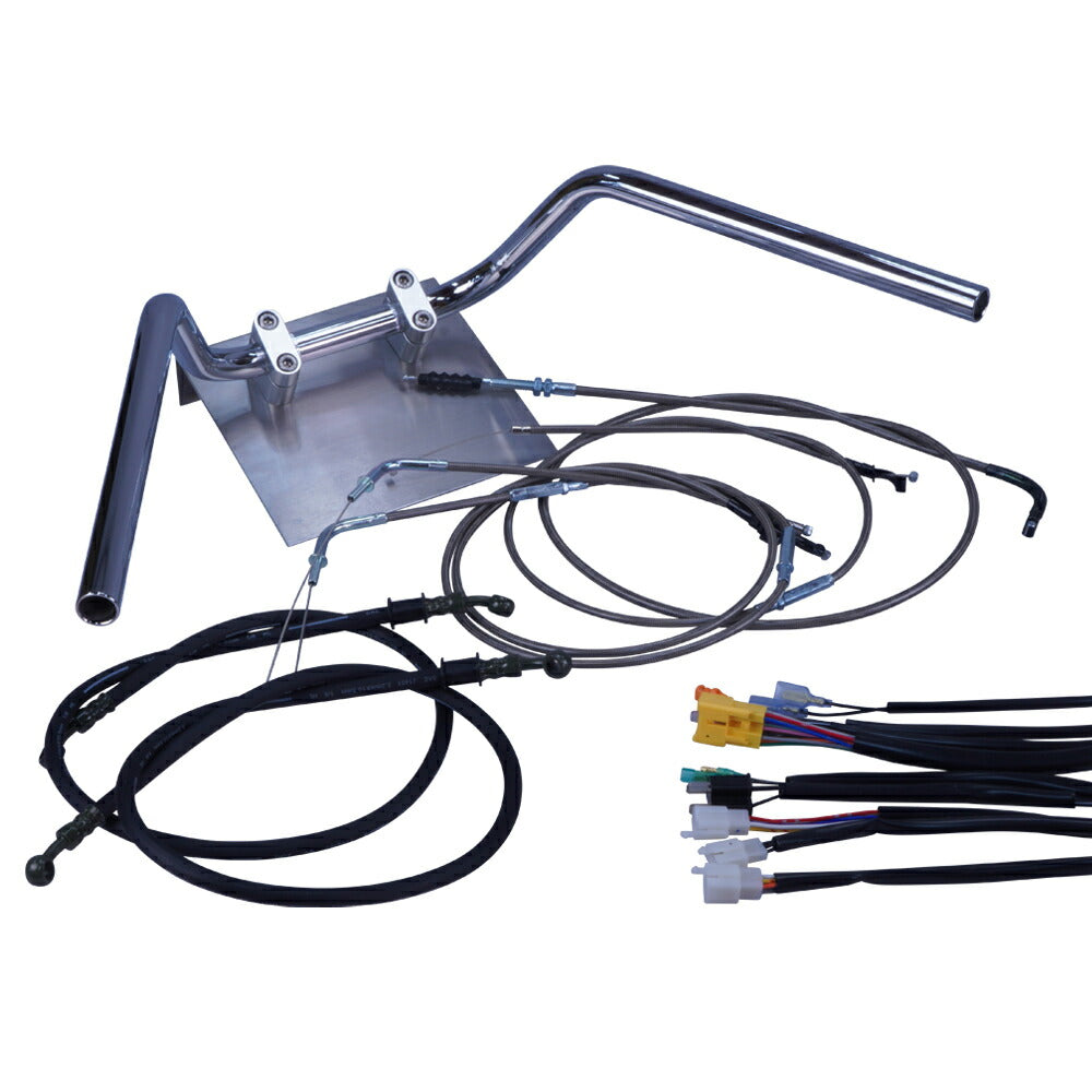 JADE ジェイド 全年式 MC23 鬼ハンドル セット ブラックメッシュ ダークメッシュ ワイヤー