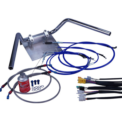 GSX400 インパルス 05-07年/GK7CA 鬼ハンドル セット カラー ワイヤー