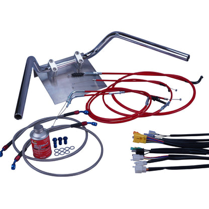 GSX400E 刀 (ザリ、ゴキ) GK51 鬼ハンドル セット カラー ワイヤー