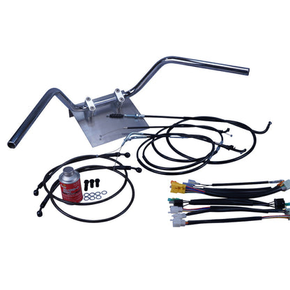 JADE ジェイド 全年式 MC23 鬼ハンドル セット ブラック ワイヤー