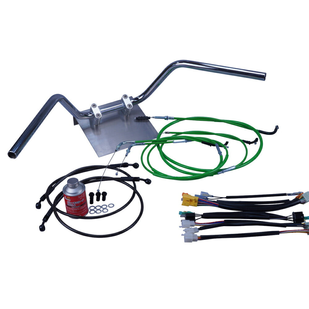 CB400F 初期 74-77年 鬼ハンドル セット カラー ワイヤー