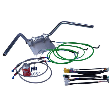 Z250FT A3 81年 KZ250A 鬼ハンドル セット カラー ワイヤー