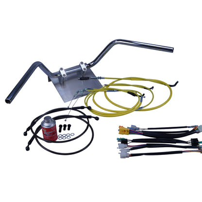 ZRX400/2 04-06年 ZR400E 鬼ハンドル セット カラー ワイヤー