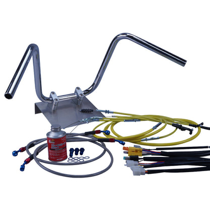 CB750F 79-82年 RC04 セミしぼりアップハンドル セット カラー ワイヤー