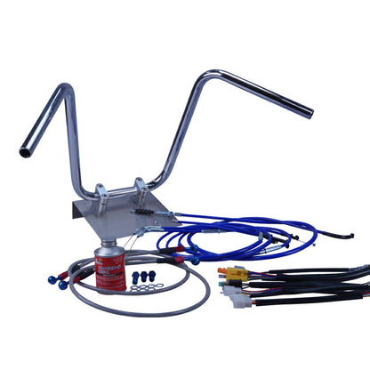 CB400SF 06-07年 NC39 セミしぼりアップハンドル セット カラー ワイヤー