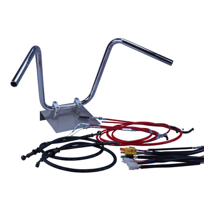 XJR400 95-97年 4HM セミしぼりアップハンドル セット カラー ワイヤー