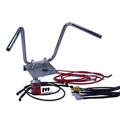 Z400GP 全年式 KZ400M セミしぼりアップハンドル セット カラー ワイヤー