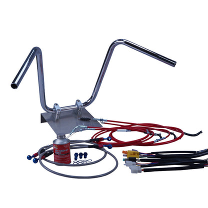 RZ250 85年 1AR セミしぼりアップハンドル セット カラー ワイヤー