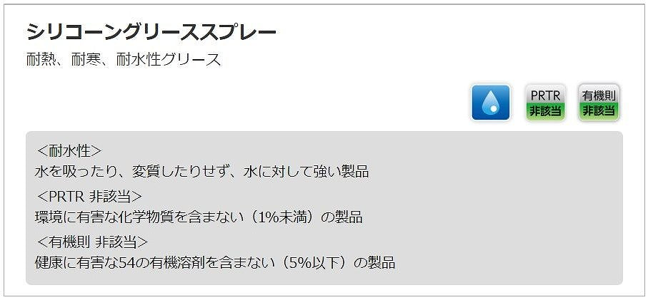 シリコーングリーススプレー 220ml