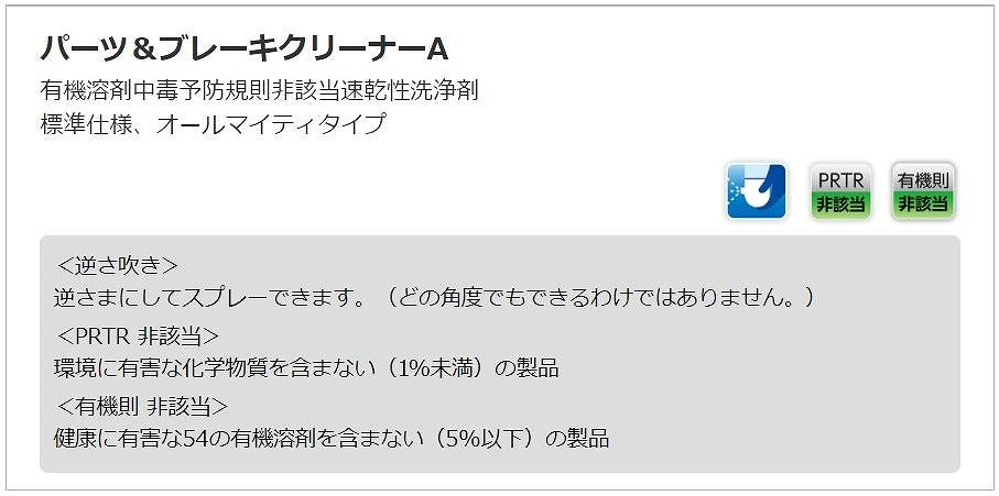パーツ＆ブレーキクリーナーA 500ml