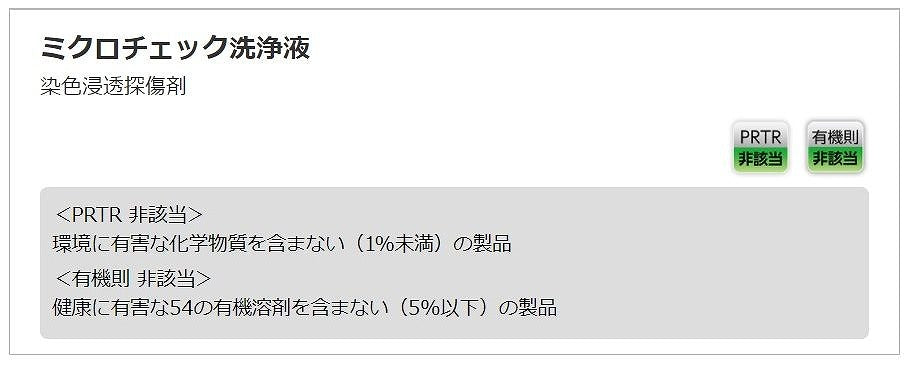ミクロチェック洗浄液 420ml