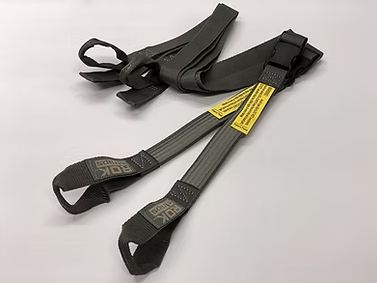 ストレッチストラップ モーターサイクル/ATV フォリッジグリーン 450～1500mm(無段階調整) 2本セット