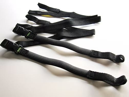 ストレッチストラップ スクーター/バックパック ブラック 310～1060mm(無段階調整) 2本セット