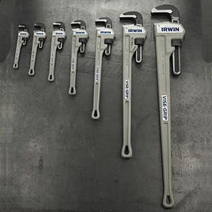 アルミパイプレンチ10\" 250mm 適応径40A 配管用