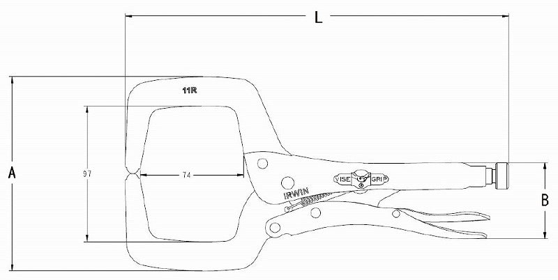 11R ロッキングCクランプ 275