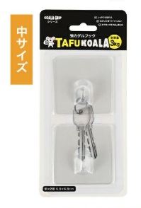 タフコアラ 強力ゲルフック 中サイズ/68mm角 2個入