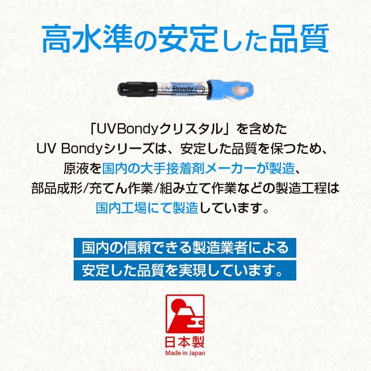 UV Bondy(ユーブイ ボンディ) クリスタル透明 スターターキット 5ml
