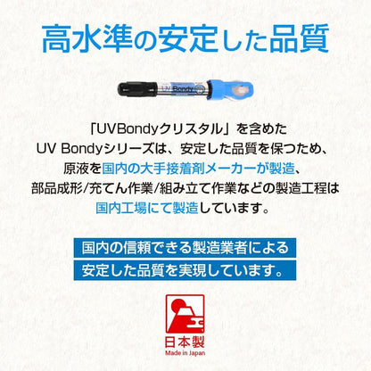 UV Bondy(ユーブイ ボンディ) クリスタル透明 スターターキット 5ml