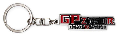 カワサキ GPZ750R サイドカバーデカール メタルキーホルダー